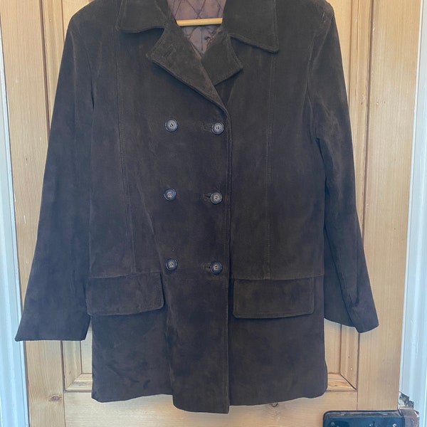 Vintage Suede Coat Etsy