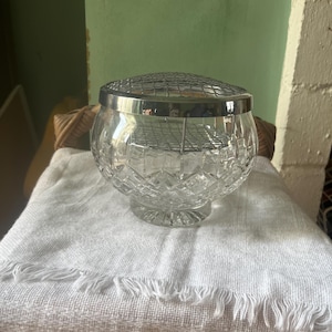 Stuart Crystal Rose Bowl - Etsy Canada