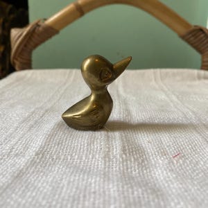 Tiny Brass Duckling