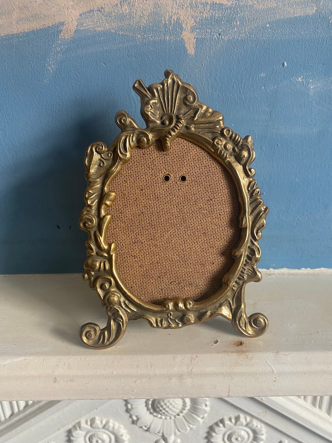 Vintage Brass Picture Frame Etsy
