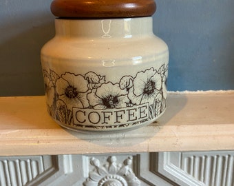 Hornsea Cornrose Coffee canister