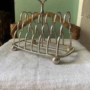 Vintage Silverplated Toast Rack