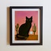 see more listings in the Black Cat Art Prints section
