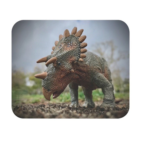 Regaliceratops Dinosaur Mouse Pad - Unique Desk Accessory for Dinosaur Lovers and Computer Geeks Alike