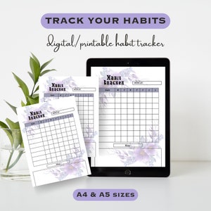 Chronic Illness Habit Tracker, Chronic Pain Journal, Spoonie Medical Binder, Health Planner Printable