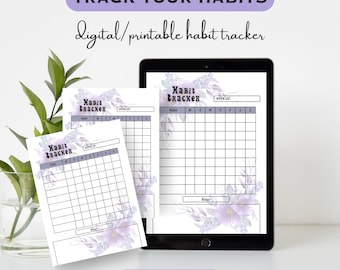 Chronic Illness Habit Tracker, Chronic Pain Journal, Spoonie Medical Binder, Health Planner Printable