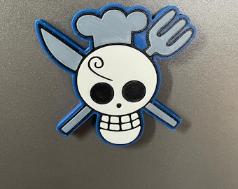 One Piece Sanji Jolly Roger Magnet