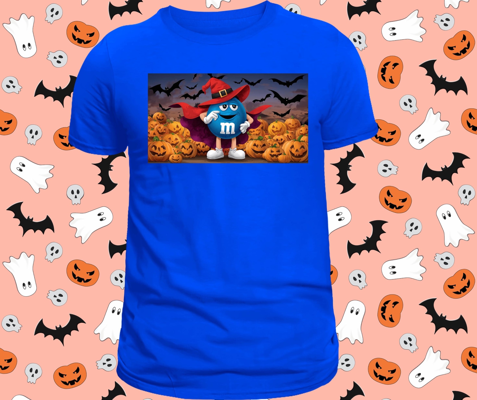 Blue M&M Download, Blue M and M Png, M and M Red Cape an Witch Hat ...