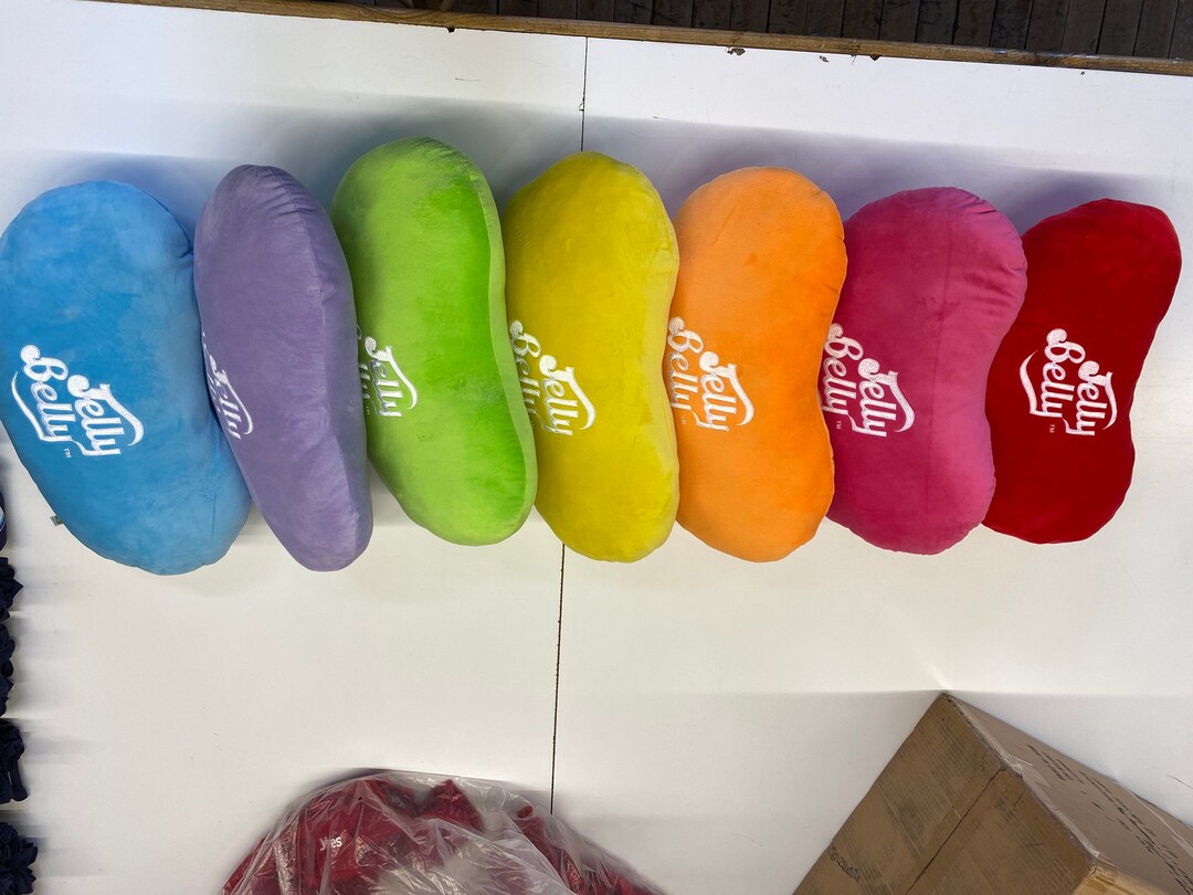 Jelly Bean Pillows 7 of Them Throw Pillows Etsy