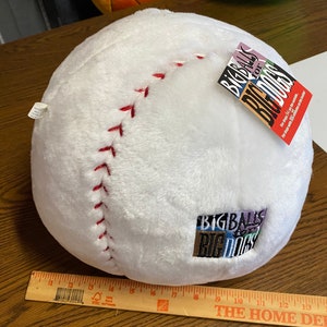 12” plush toy baseball plush for big dogs