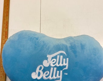 Jelly belly pillow 19” large and soft blue blueberry