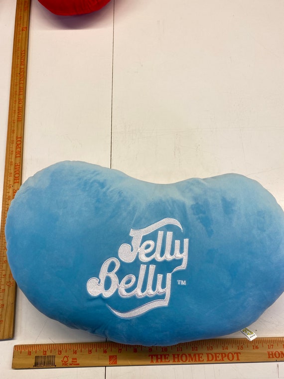 Jelly belly pillow 19 large and soft blue blueberry