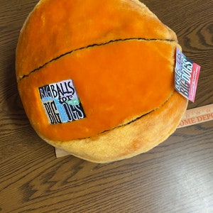 12” plush toy basketball  plush for big dogs