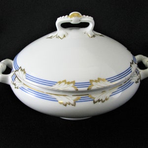 Tressemann & Vogt TV Limoges Porzellan Suppenterrine ca. 1907