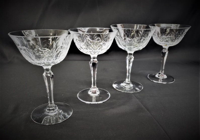 Signed Tiffin / Franciscan Cut Crystal Chardonnay Pattern Etsy