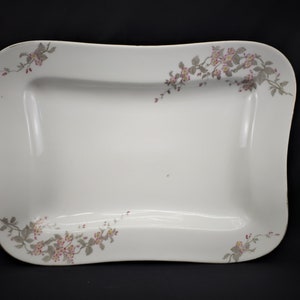Karlsbad BaWo & Dotter Floral 15 1/2&quot; Rectangle Serving Platter
