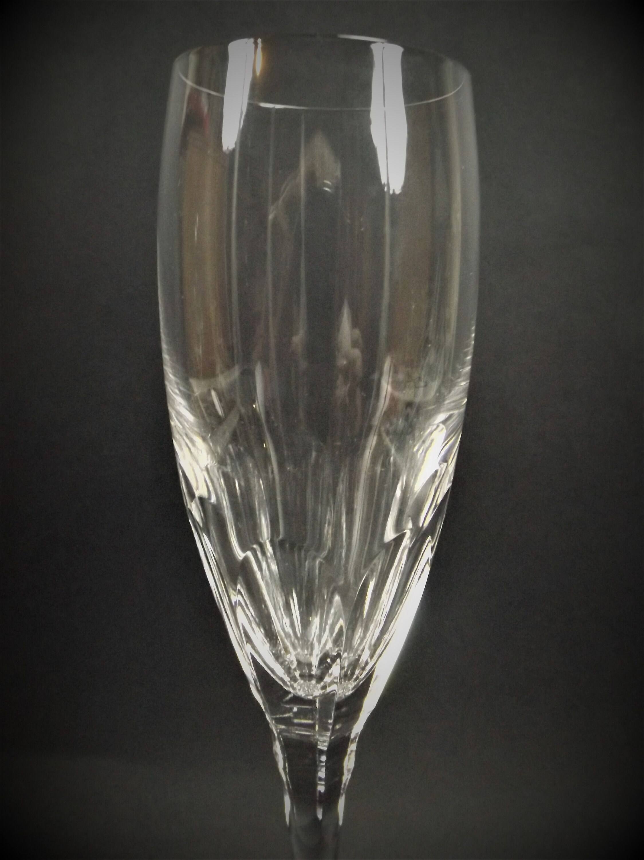 Elegant Noritake Winter Park Panel Cut Champagne Flutes Set of Etsy