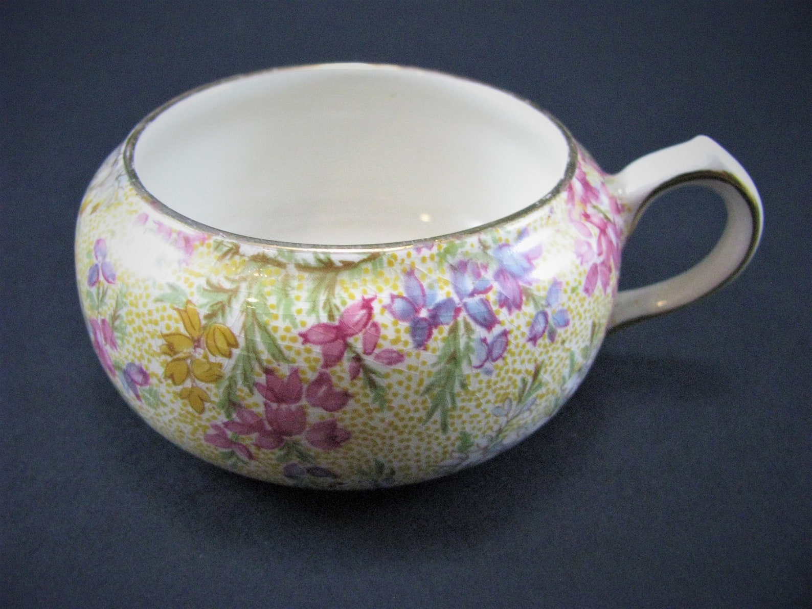 Lord Nelson Heather Chintz Mini Tea Pot, Creamer, Sugar Stacking Set - Etsy