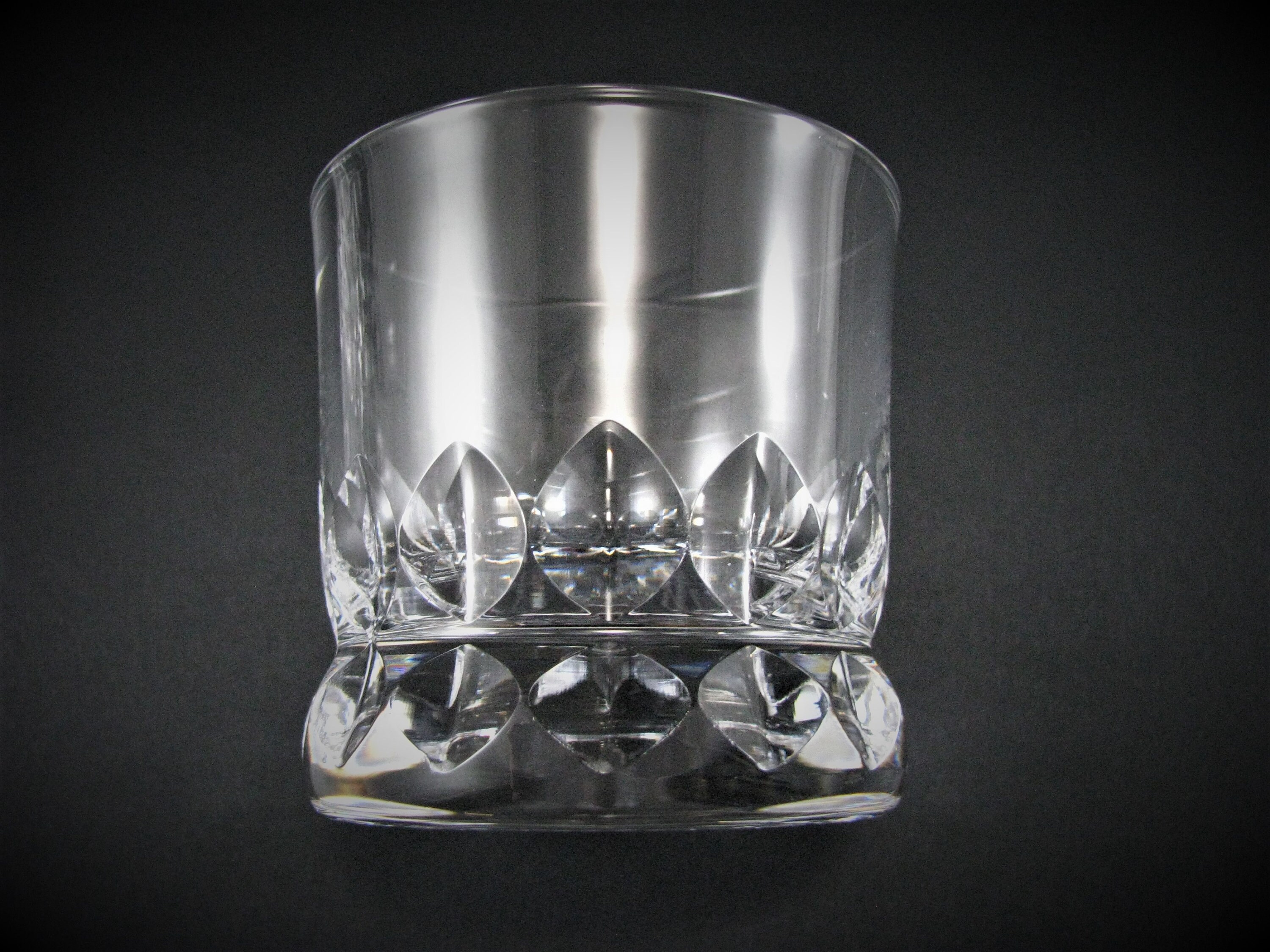 Kosta Boda Prince Cut Crystal Old Fashioned Whisky Glass Goran Warff