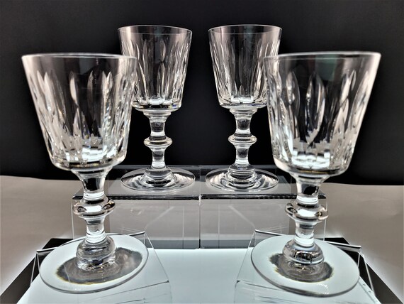 6 Hawkes Crystal Water Goblet Wine Glass