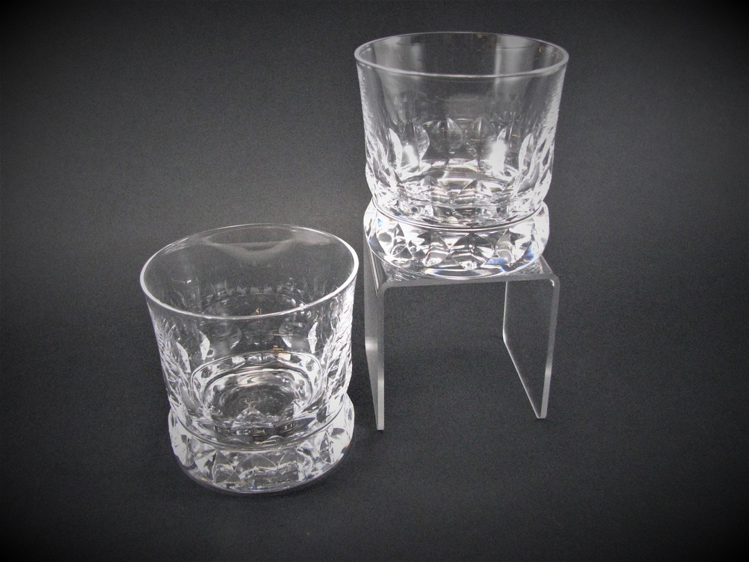 Kosta Boda Prince Cut Crystal Old Fashioned Whisky Glass Goran Warff