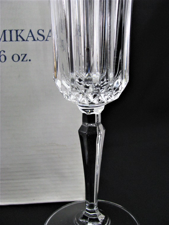 Mikasa Cora 8 oz. Champagne Flutes, Set of 4