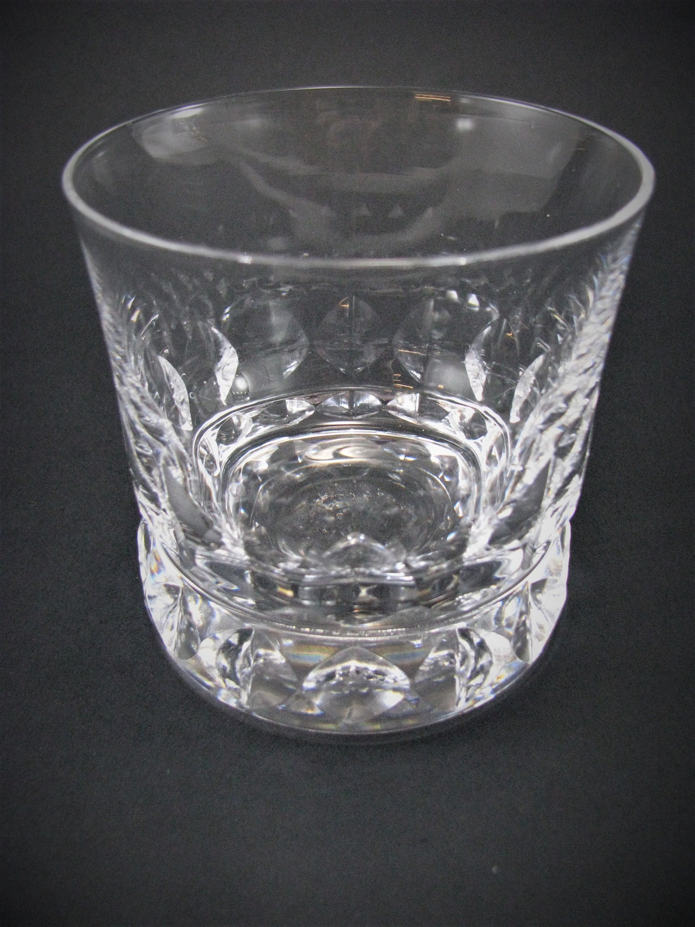 Kosta Boda Prince Cut Crystal Old Fashioned Whisky Glass Goran Warff