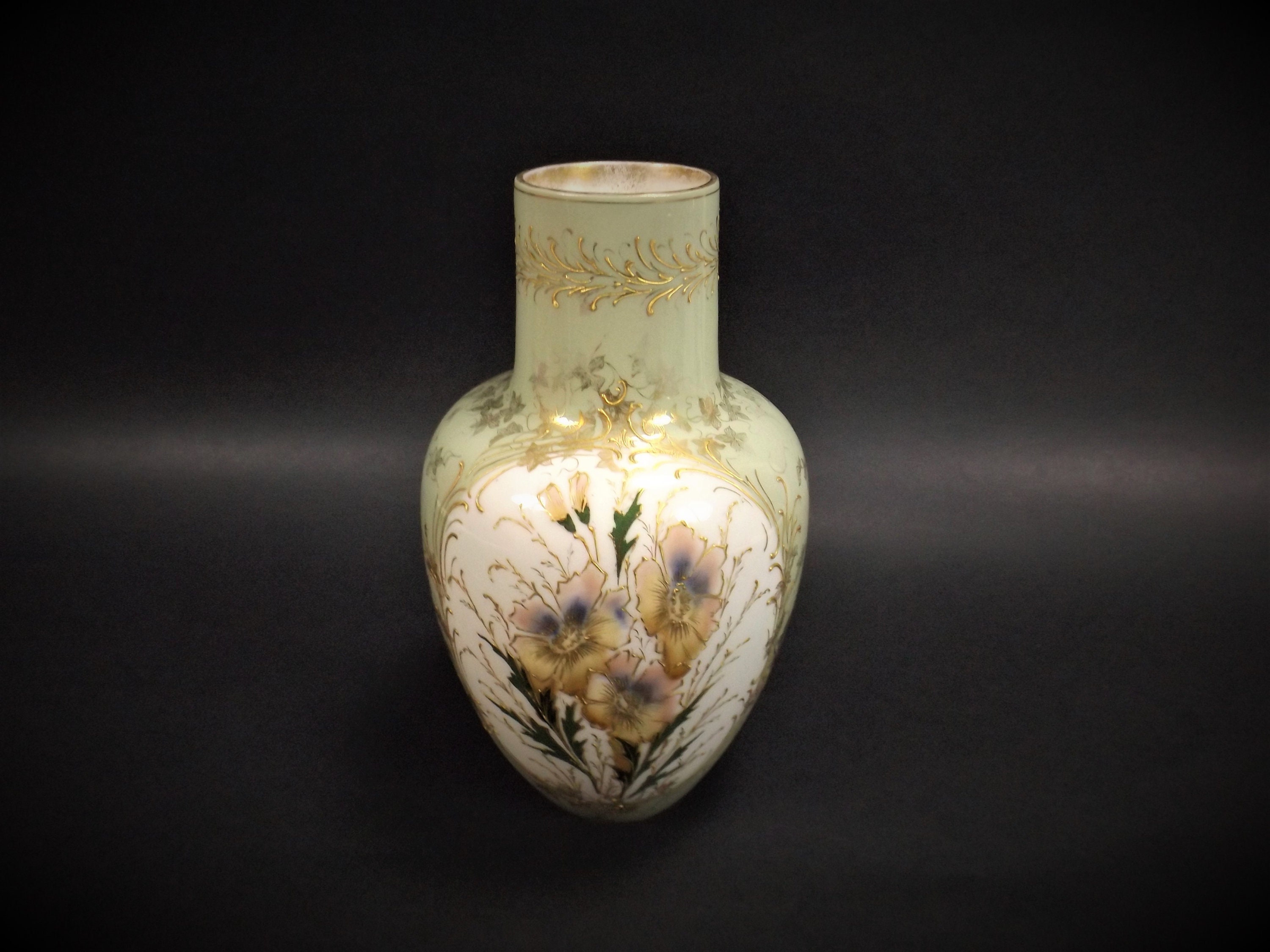 R S Germany Fine Porcelain Hand Decorated Vase Ca. 1900 - Etsy