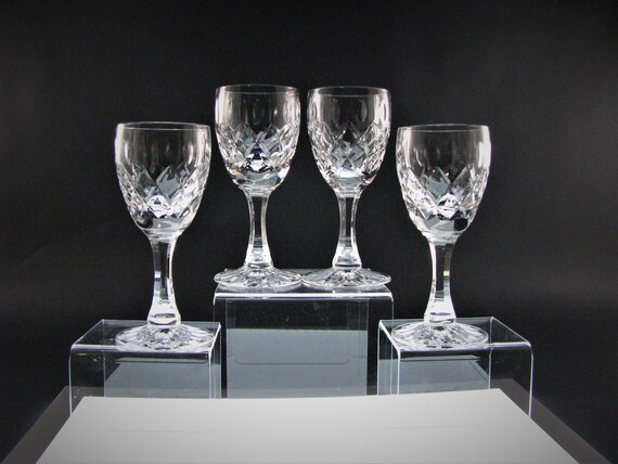 Elegant Royal Brierley Gainsborough Cut Glass Sherry Glasses Etsy