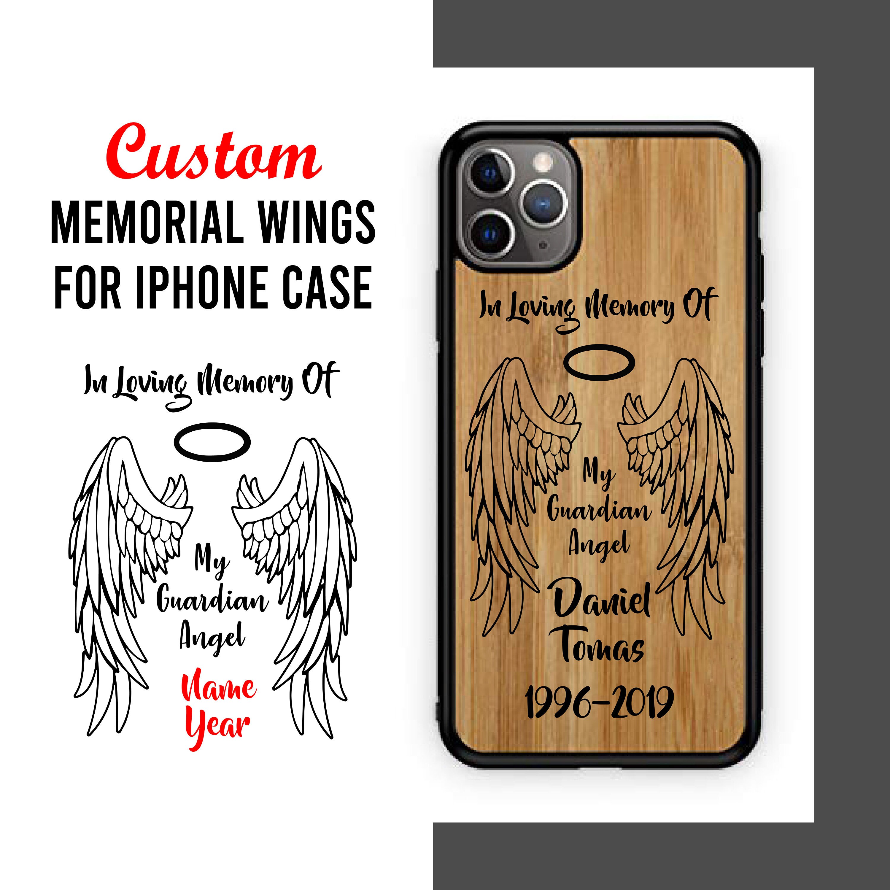 Custom Memorial Phone Case In Loving Memory Rest In Peace Etsy
