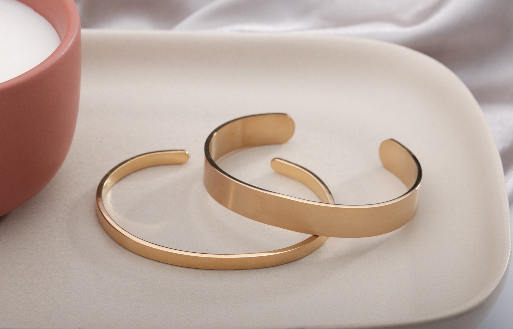 Simple gold cuff bracelet sale