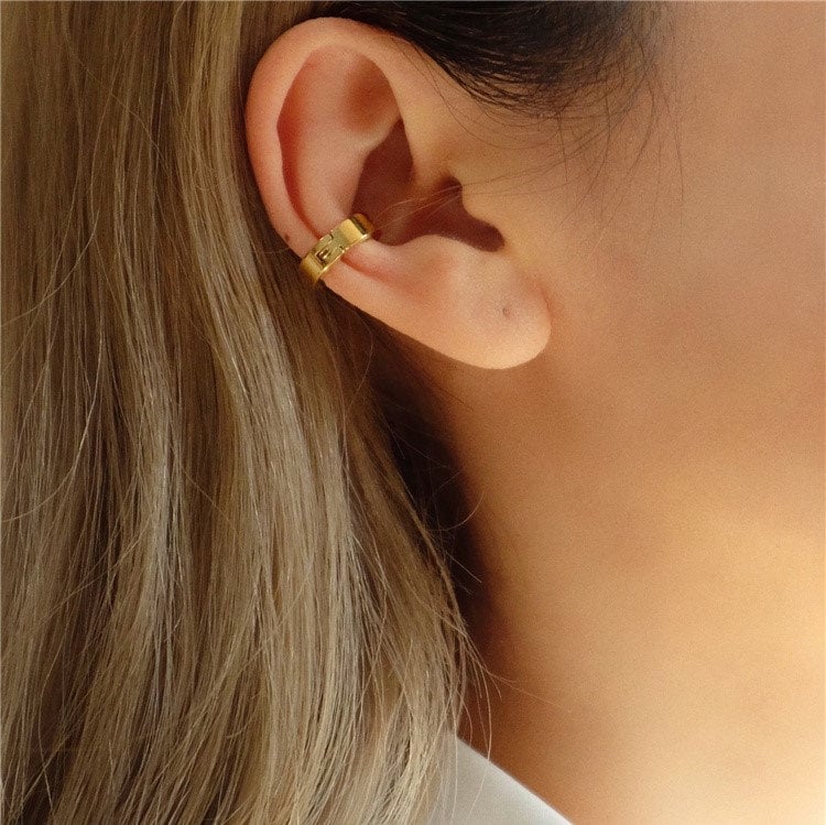 Ear Cuff Earrings-clip on Huggie Hoop Earring Hoop Earrings-thick Ear  Cuff-ear Clips-non Piercing Earrings-clip on Earrings Cuff-hipster 