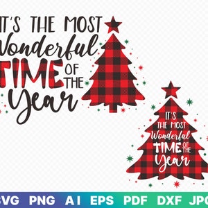 É a época mais maravilhosa do ano SVG,SVG de Natal,Arquivo de corte,Cricut,Silhueta,Arquivo Dxf,SVG de inverno,Uso comercial