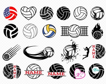 Voleibol svg bundle, voleibol svg, descarga instantánea, voleibol clipart, deportes svg, descarga digital, sports clipart, voleibol png