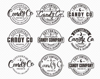 Cottontail Candy Company SVG,PNG, Happy Easter Svg, Bunny Svg, Easter Shirt Svg, Easter Svg, Easter Bunny Svg, Easter Decor Svg, Dxf, PDF