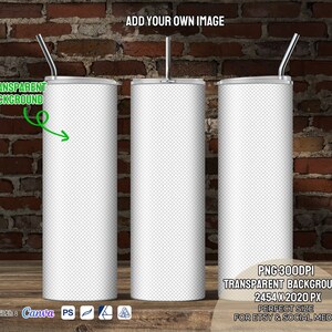 20oz skinny tumbler mockup, PNG, full view wrap mockup,tumbler mockup with transparent background product