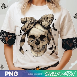 Halloween Skull Bow png, Coquette Bow Halloween png, Halloween png, Skeleton png, Spooky Season png, Coquette png, Sublimation png designs