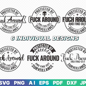 Fuck Around and Find Out Digital SVG File – Auntie Inappropriate