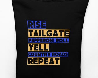 West Virginia Tailgate Hoodie: Mountaineer Game Day Sweatshirt