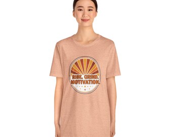 Rise Grind Motivation T-Shirt, Retro Sunrise Motivational Tee, Hustle Shirt, Entrepreneur Gift, Vintage Inspirational Tshirt, Boho Sun Shirt