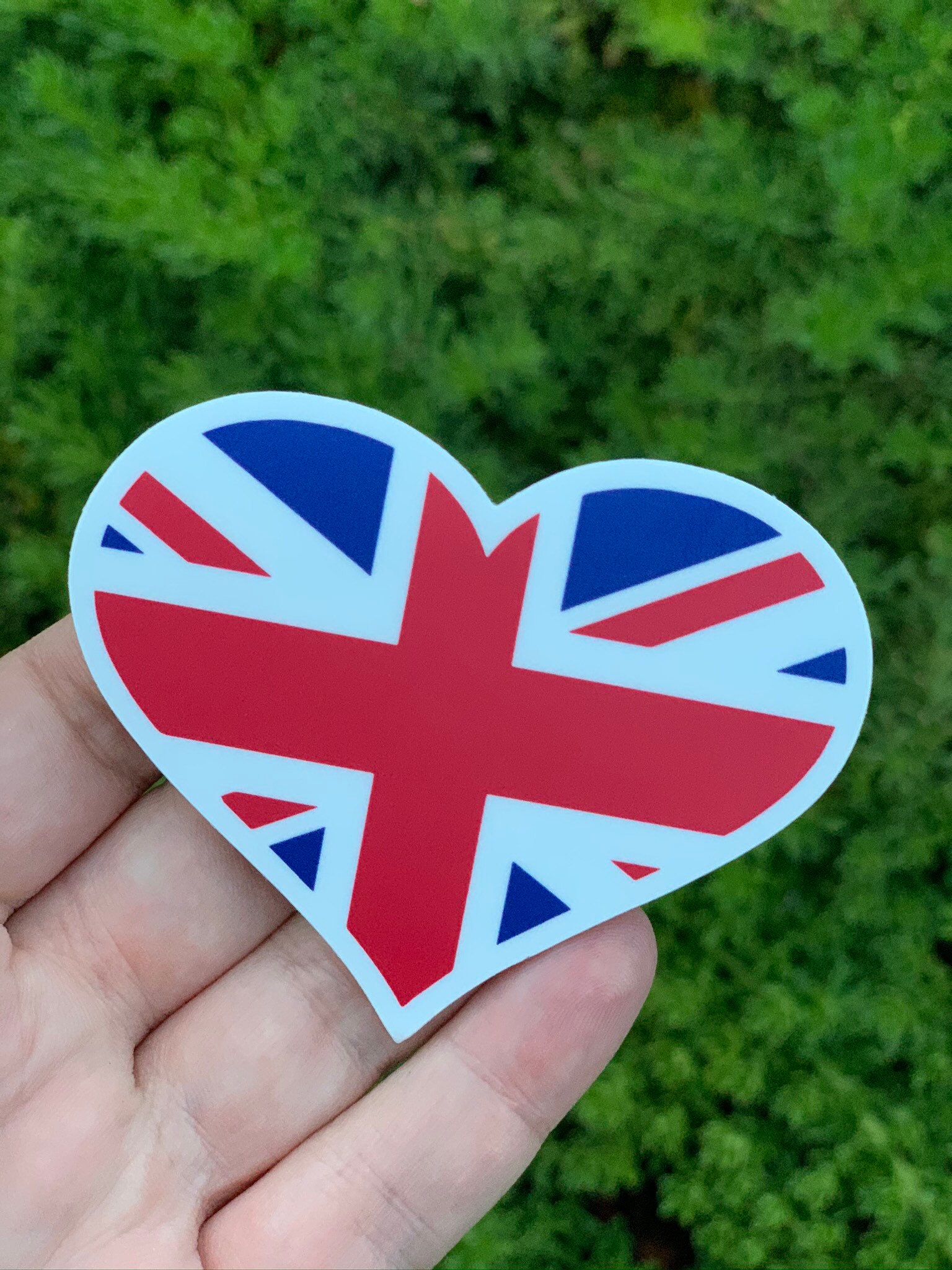 I HEART Britain Sticker Union Jack Sticker London Sticker Britain Decal ...