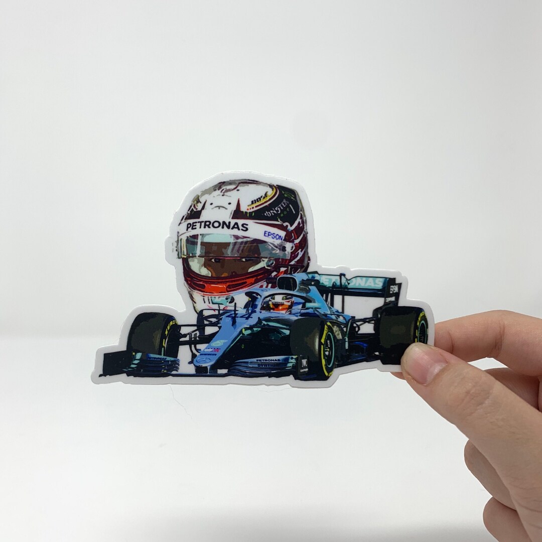 Lewis Hamilton Color Waterproof Sticker for Laptop, Sticker for ...