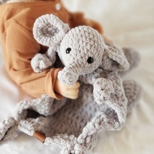 Elephant Lovey | Elephant Stuffie Lovey | Baby Lovey | Baby Shower Gift