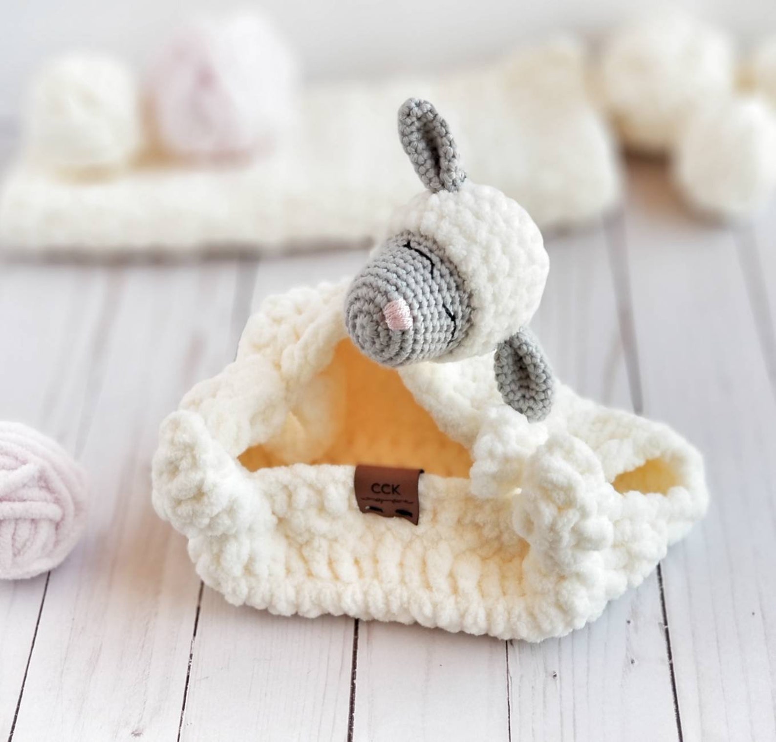 Ivory Lamb Lovey Baby Lovey Customizable Lamb Lovey Etsy