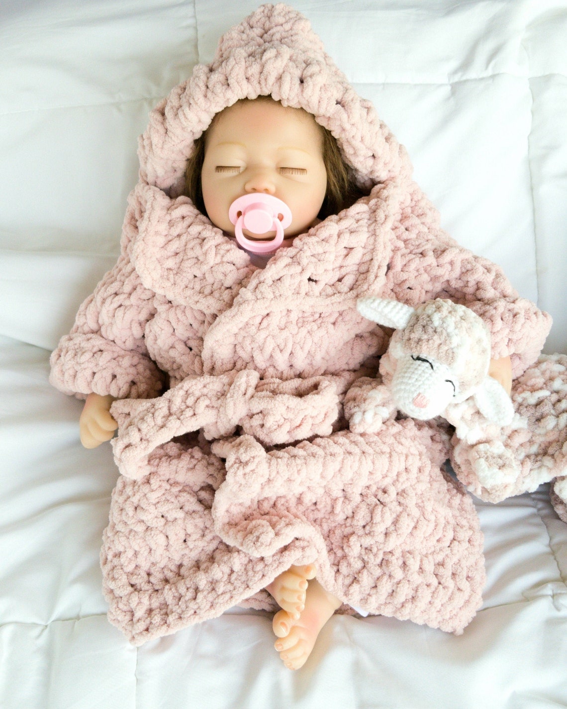 Baby Bathrobe crochet pattern Baby bathrobe pattern crochet Etsy