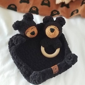 Baby Bear Gift Set | Bear Lovey and Rattle gift set | Baby Shower Gift Set | Gift for expecting Moms