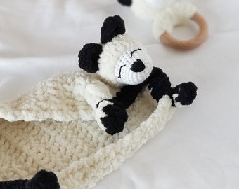 Panda Bear Lovey| Panda Stuffie Lovey | Baby lovey| Baby shower gift