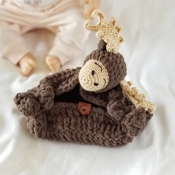 Moose Lovey | Baby Lovey | Moose Stuffie Lovey | Baby Shower Gift