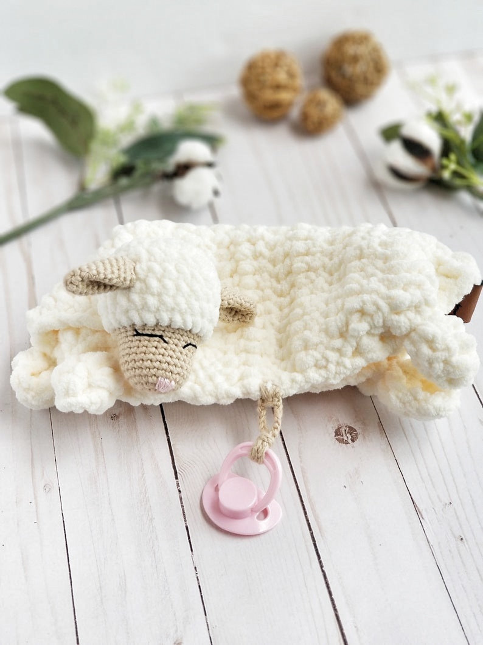 Lamb lovey baby lamb lovey Etsy