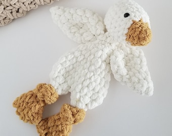 Duck Snuggler | Duck stuffie lovey | Baby Shower Gift | First Birthday Gift | Toys for kids